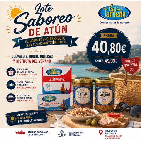 Lote Saboreo de Atún en aceite de oliva y girasol