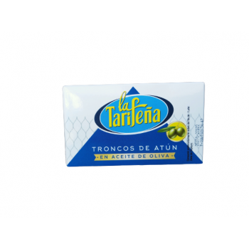 Troncos de atún 120gr en aceite de oliva la Tarifeña