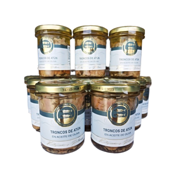Troncos de Atún 190gr en aceite de Oliva x12