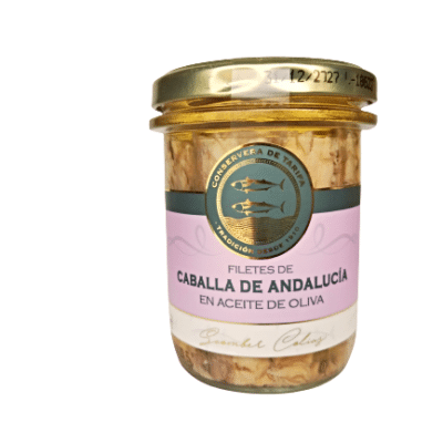 conserva de filetes de caballa de Andalucía en aceite de oliva