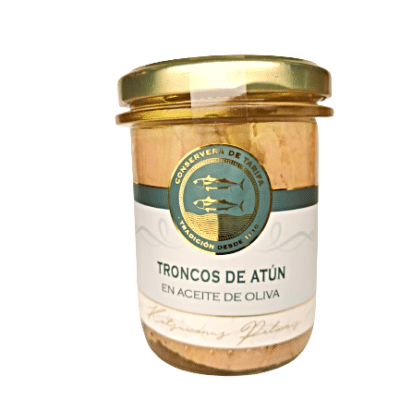 Conserva de atún en aceite de oliva Tarro de cristal 190gr