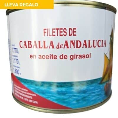 Conservas de pescado Caballa 1,8kg en aceite de oliva