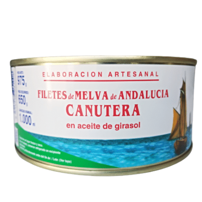 Conserva de pescado melva canutera en aceite de girasol