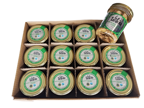 Melva canutera en aceite de oliva caja de 12 tarros la Tarifeña